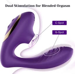 2in1 G-Spot & Sucking Vibrator detail view 2 thumbnail