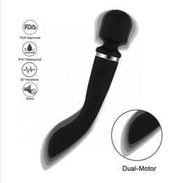 2in1 Wand Vibrator (6 Inches) detail view 1 thumbnail