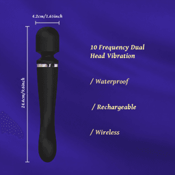 2in1 Wand Vibrator (6 Inches) detail view 4 thumbnail