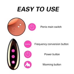 7” Remote Control Dildo detail view 3 thumbnail