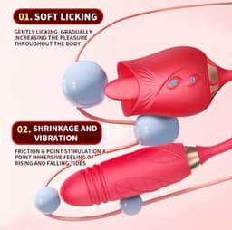 Rose Thrusting & Licking Vibrator detail view 1 thumbnail