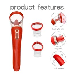   3-in-1 Tongue Licking, Sucking & G-Spot Vibrator detail view 1 thumbnail