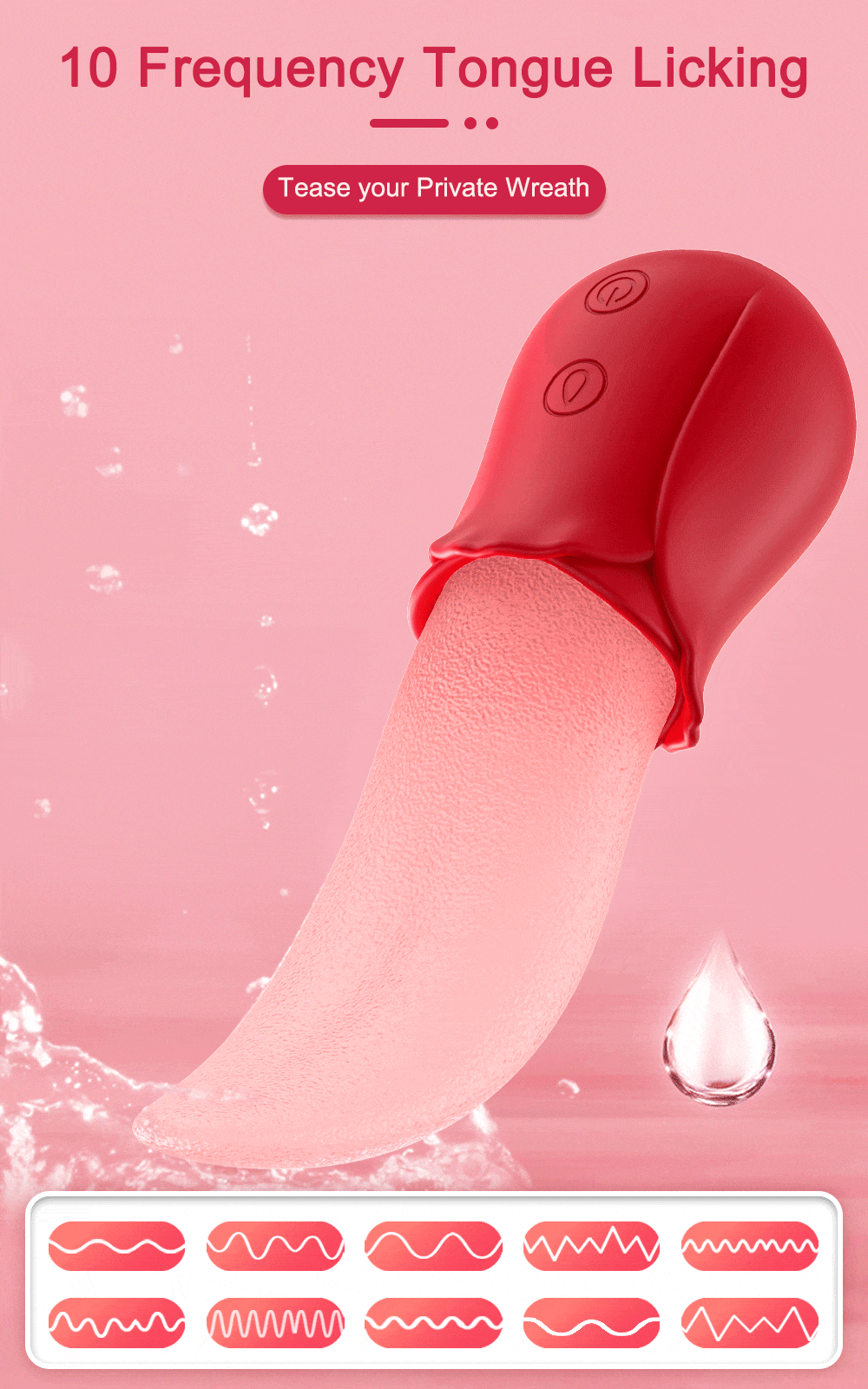 Rose Long Tongue Licker detail view 1 thumbnail