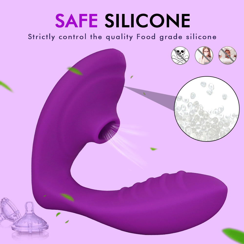 2in1 G-Spot & Sucking Vibrator detail view 4 thumbnail