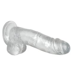 6–7 Inch Crystal-Clear Transparent Dildo main view thumbnail