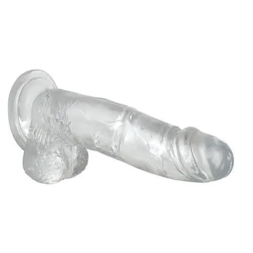 6–7 Inch Crystal-Clear Transparent Dildo - rechargeable vibrators Ghana - PleasureToysGH