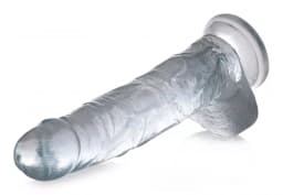 6–7 Inch Crystal-Clear Transparent Dildo detail view 1 thumbnail