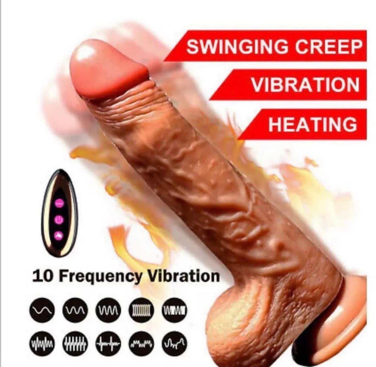 7” Remote Control Dildo - rechargeable vibrators Ghana - PleasureToysGH