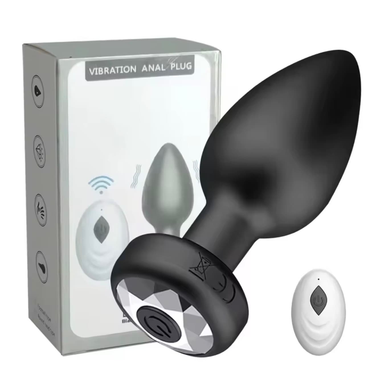 Anal Plug Vibrator (Remote) - rechargeable vibrators Ghana - PleasureToysGH