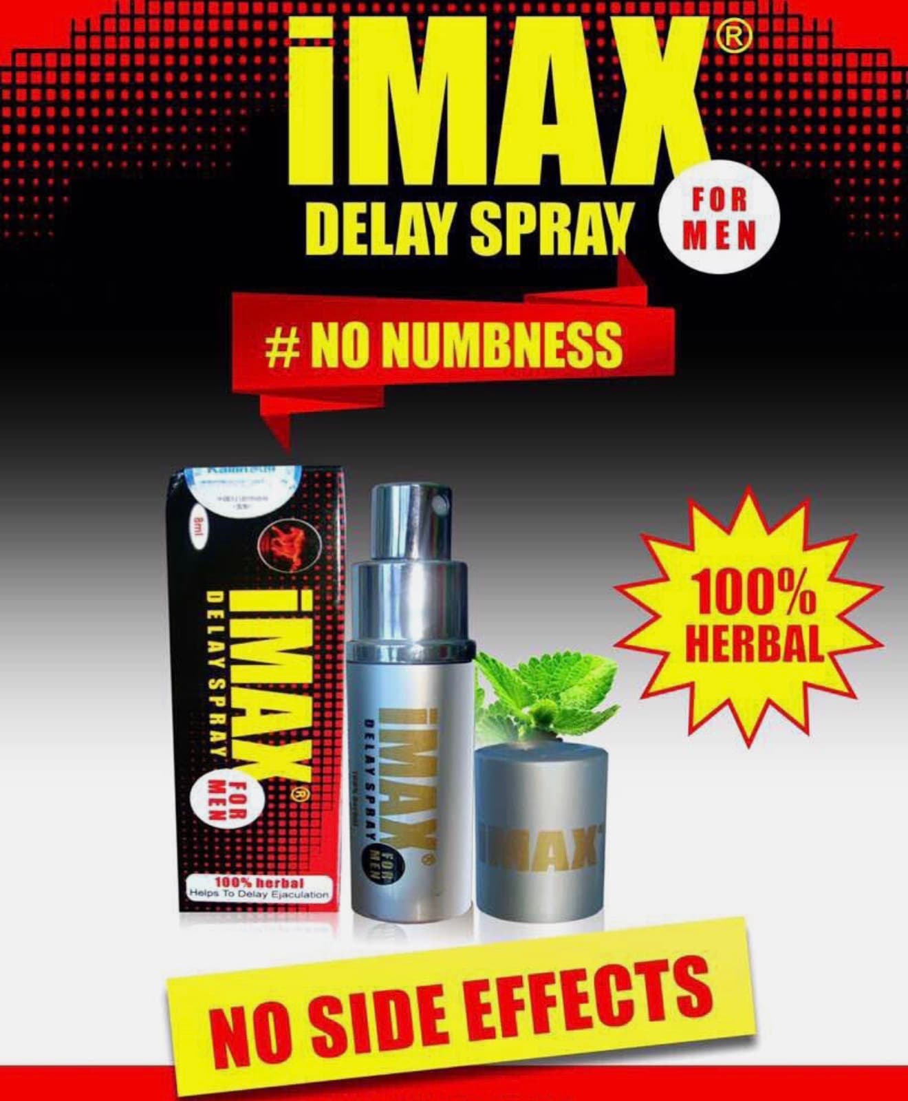 IMAX Delay Spray for Men - rechargeable accessories Ghana - PleasureToysGH